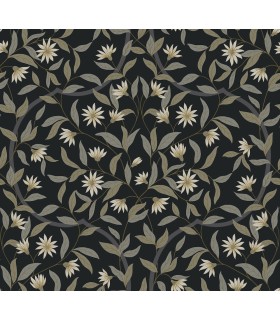 GO8257 - Jasmine Midnight Wallpaper- Greenhouse by York