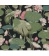 GO8292 - Lotus Pond Midnight/Flamingo Wallpaper- Greenhouse by York