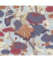 GO8291 - Lotus Pond Sky/Multi Wallpaper- Greenhouse by York