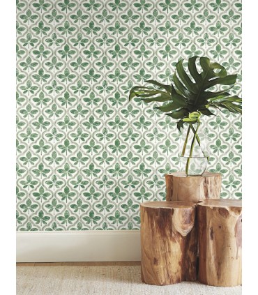 GO8274 - Sevilla Clover Wallpaper- Greenhouse by York