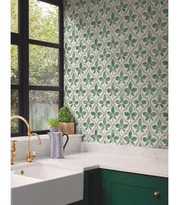 GO8274 - Sevilla Clover Wallpaper- Greenhouse by York
