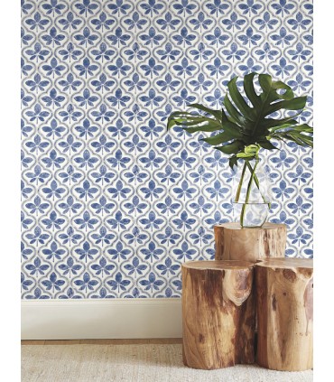 GO8273 - Sevilla Cobalt Wallpaper- Greenhouse by York