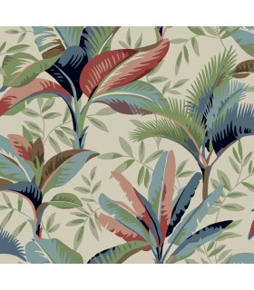 GO8203 - Summerhouse Savanah Wallpaper- Greenhouse by York