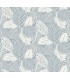 GO8225 - Vinca Smokey Blue Wallpaper- Greenhouse by York