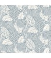 GO8225 - Vinca Smokey Blue Wallpaper- Greenhouse by York