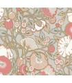 GO8314 - Vincent Poppies Dove Wallpaper- Greenhouse by York