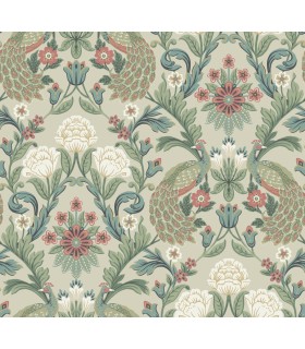 AC9104 - Plume Dynasty Wallpaper-Arts and Crafts