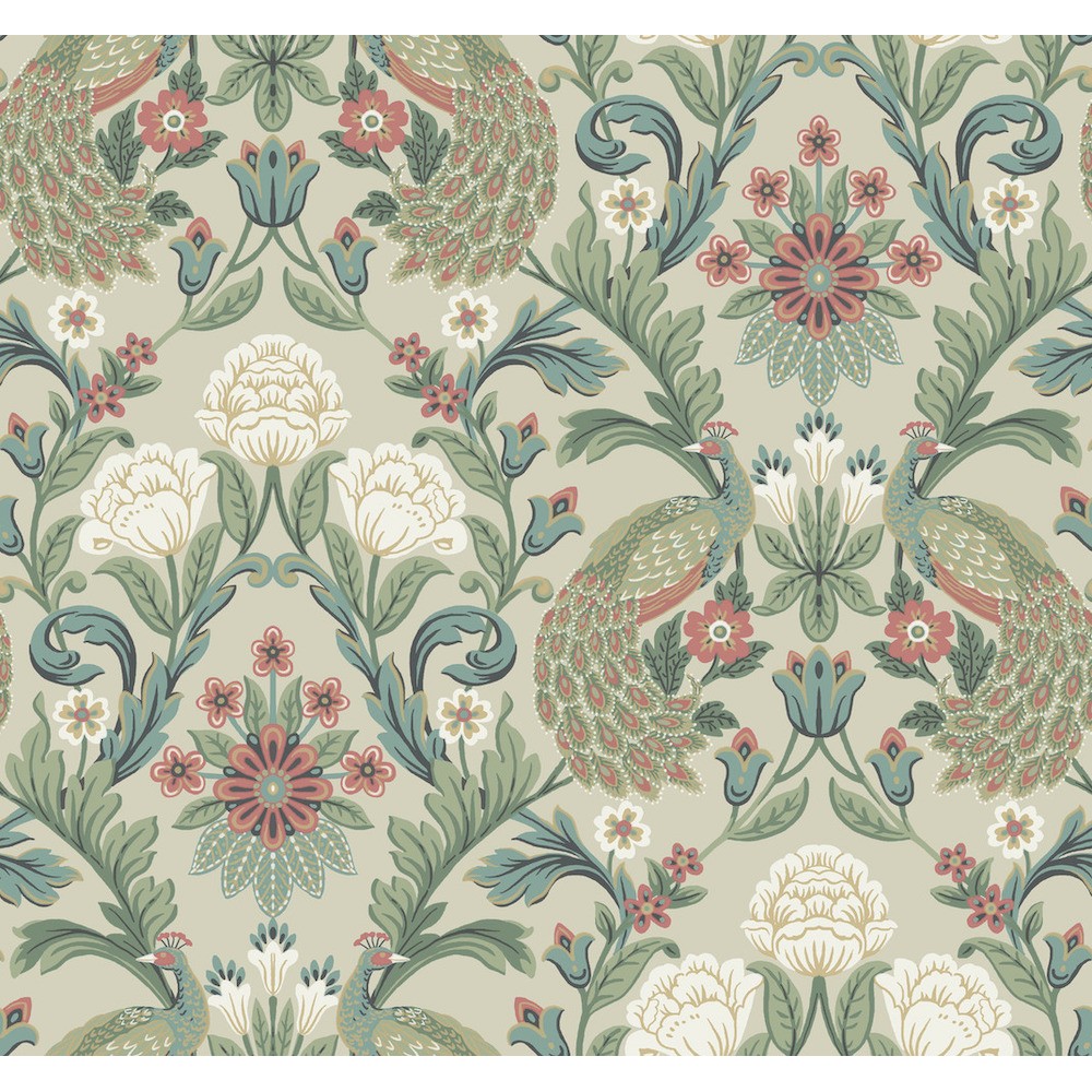 AC9104 - Plume Dynasty Wallpaper-Arts and Crafts