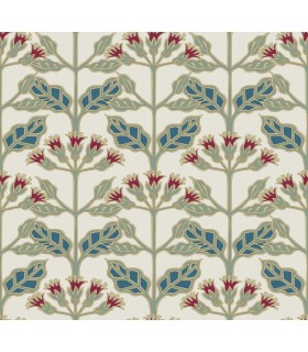 AC9111 - Tracery Blooms Wallpaper-Arts and Crafts