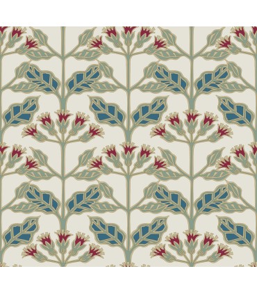 AC9111 - Tracery Blooms Wallpaper-Arts and Crafts