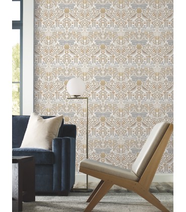 AC9163 - Butterfly Garden Wallpaper-Arts and Crafts