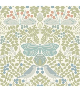 AC9164 - Butterfly Garden Wallpaper-Arts and Crafts