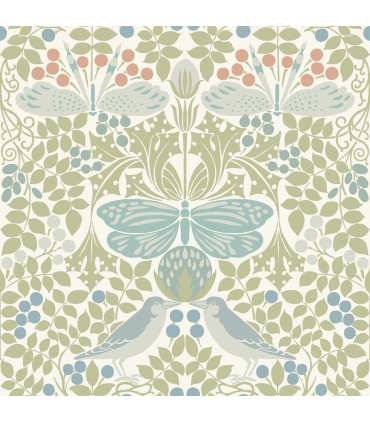 AC9164 - Butterfly Garden Wallpaper-Arts and Crafts
