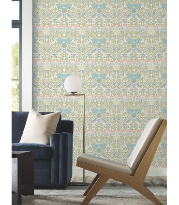 AC9164 - Butterfly Garden Wallpaper-Arts and Crafts