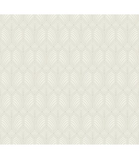 Arts and Crafts arches are softened and made tactile with textural printing techniques in geometric pattern Craftsman.
