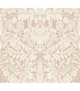AC9191 - Lockwood Damask Wallpaper-Arts and Crafts