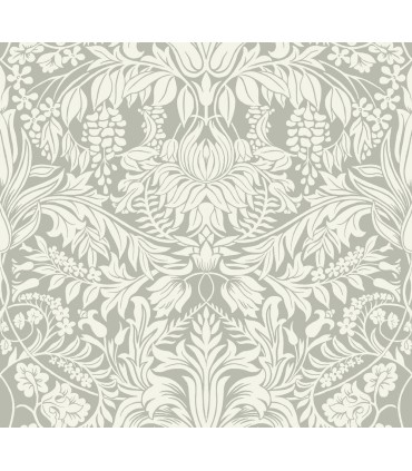 AC9195 - Lockwood Damask Wallpaper-Arts and Crafts