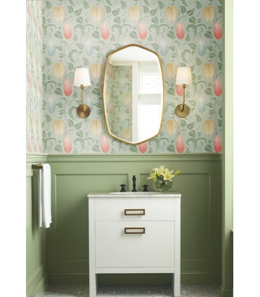 AC9202 - Canterbury Bells Wallpaper-Arts and Crafts