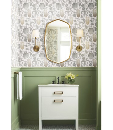 AC9204 - Canterbury Bells Wallpaper-Arts and Crafts