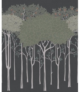AC9222D - Oakwood Grove Wallpaper Border -Arts and Crafts