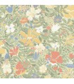 4111-63018 -Midsommar Light Sage Floral Medley Wallpaper by A Street