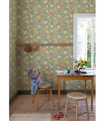 4111-63018 -Midsommar Light Sage Floral Medley Wallpaper by A Street
