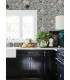 4111-63021 -Midsommar Dark Blue Floral Medley Wallpaper by A Street