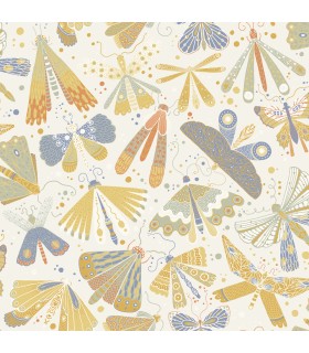 4111-63023 - Flyga Gold Butterfly Bonanza Wallpaper by A Street
