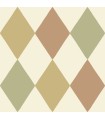 4111-63027 - Kalas Mustard Diamond Wallpaper by A Street
