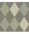 4111-63028 - Kalas Olive Diamond Wallpaper by A Street