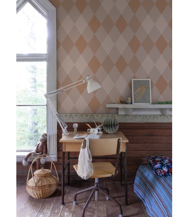 4111-63029 - Kalas Rose Diamond Wallpaper by A Street