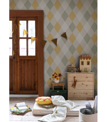 4111-63032 - Kalas Pastel Diamond Wallpaper by A Street