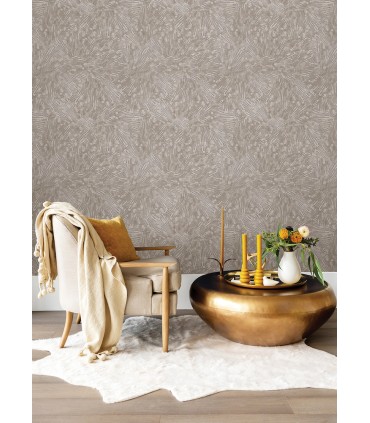 4082-382033 - Agassiz Light Brown Burst Wallpaper by Advantage