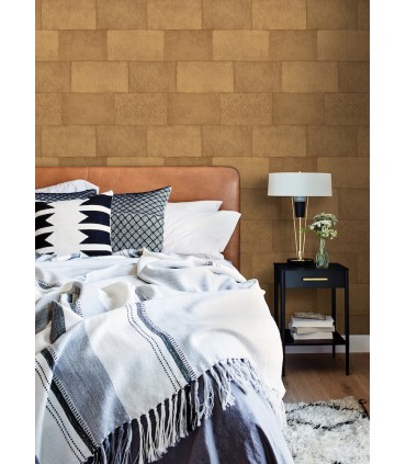 4082-382014 - Lyell Brown Stone Wallpaper by Advantage