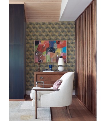 4082-382022 -Muir Nuetral Geo Wallpaper by Advantage