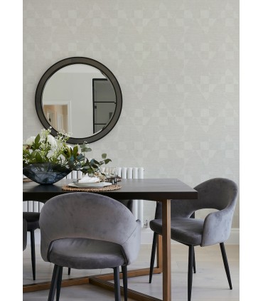 4082-381963 - Wegener Champagne Geometric Wallpaper by Advantage