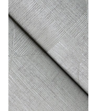 4082-381962 - Wegener Silver Geometric Wallpaper by Advantage