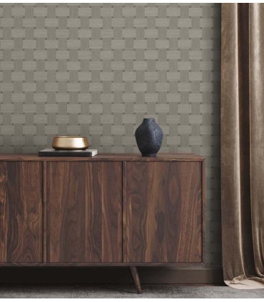 TS81805 - Basketweave Wallpaper by Seabrook