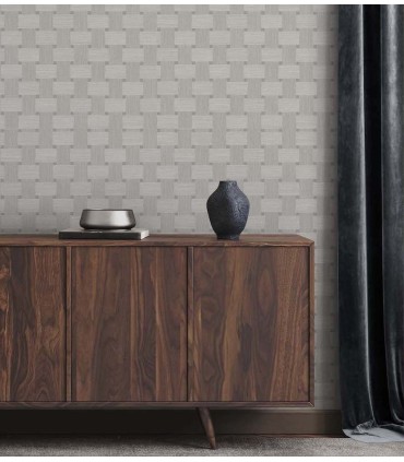 TS81818 - Basketweave Wallpaper by Seabrook