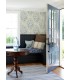 4072-70006 - Isidore Blue Scroll Wallpaper by Chesapeake