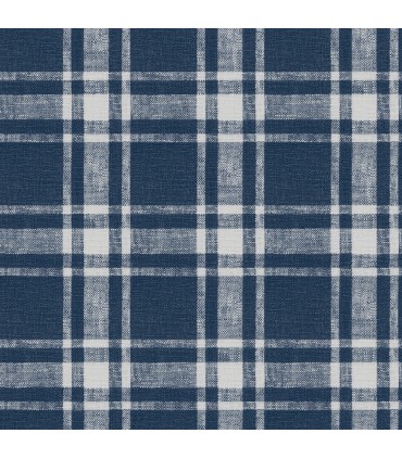 4072-70019 - Antoine Dark Blue Flannel Wallpaper by Chesapeake