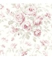 4072-70024 - Manon Pink Rose Stitch Wallpaper by Chesapeake