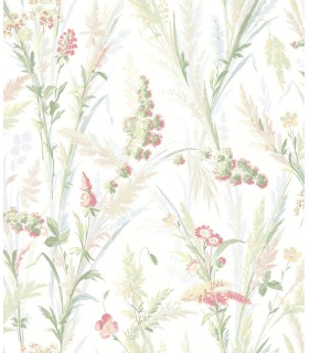 4072-70029 - Hillaire Green Meadow Wallpaper by Chesapeake