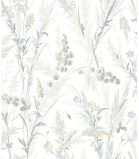 4072-70030 - Hillaire Light Blue Meadow Wallpaper by Chesapeake