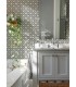 4072-70032 - Remy Black Fleur Tile Wallpaper by Chesapeake