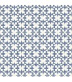 4072-70033 - Remy Blue Fleur Tile Wallpaper by Chesapeake
