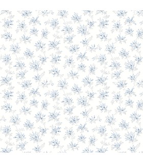 4072-70039 - Sofiane Blue Botanical Trail Wallpaper by Chesapeake