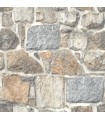 4072-70041 - Axelle Rust Stone Wallpaper by Chesapeake