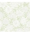 4072-70044 - Faustin Green Floral Wallpaper by Chesapeake