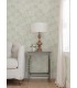 4072-70044 - Faustin Green Floral Wallpaper by Chesapeake